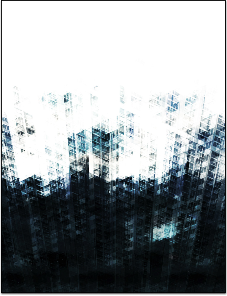 Shument, structure, digital print by Laurent Bompard